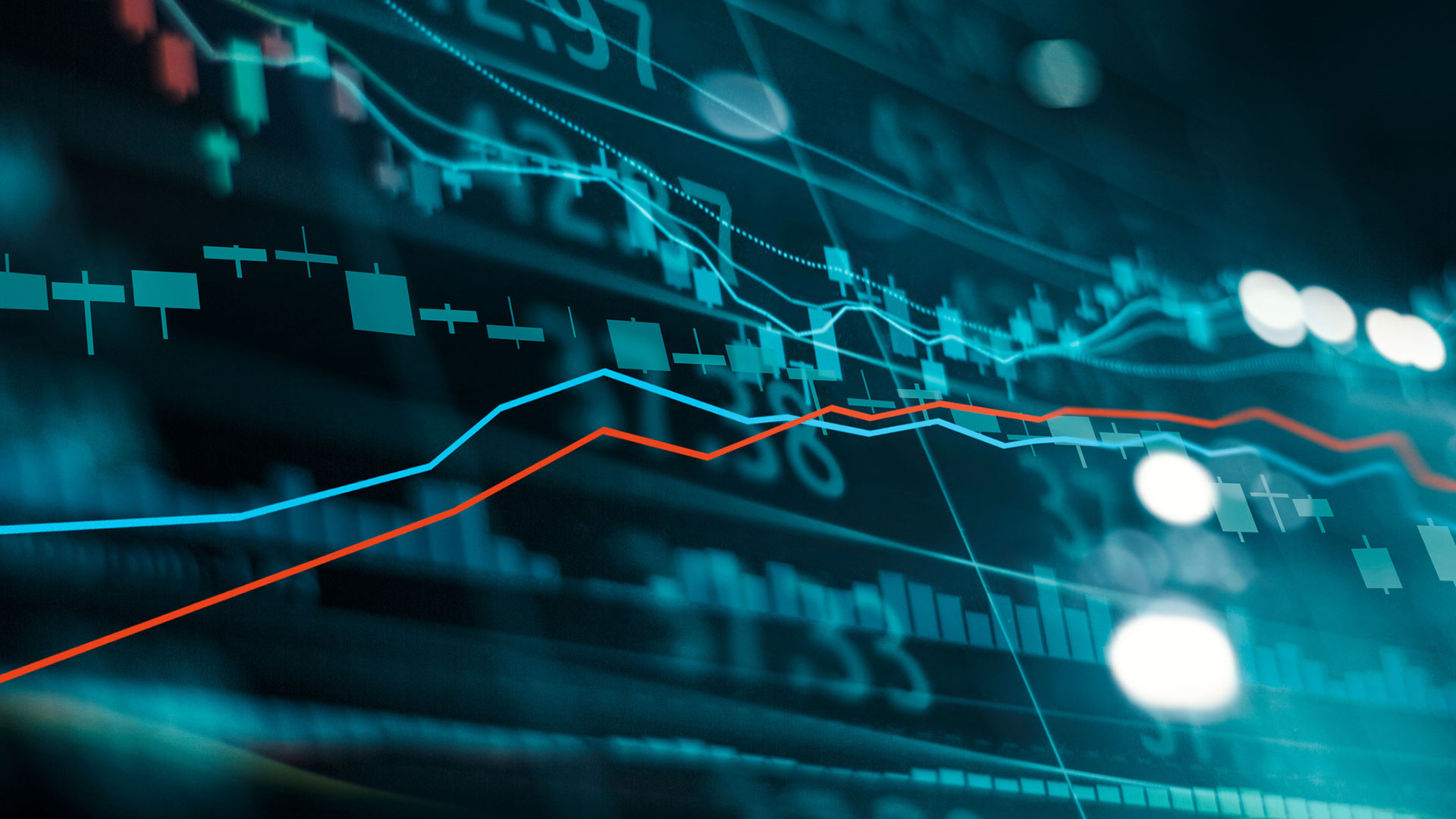 Generic stock market graph